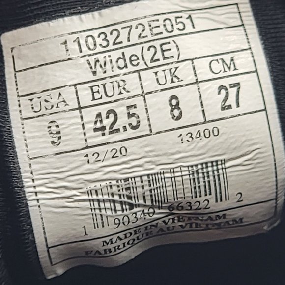 Brooks Beast 20 Shoes Mens 9 Wide Black Athletic Running Walking Sneaker - Picture 9 of 12